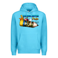 Ocean Blue kindergarten dude Premium Hoodie - BundleAndBundleShop