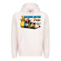 Pale Pink kindergarten dude Premium Hoodie - BundleAndBundleShop