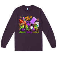 Plum mardi gras rca resident care assistant Long Sleeve Tee - AdoDesignShop