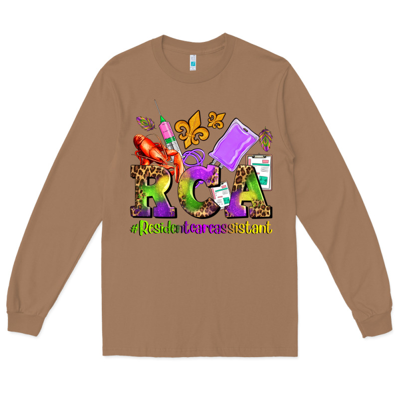 Mardi Gras Rca Resident Care Assistant Long Sleeve Tee by AdoDesignShop | Teevron