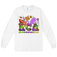 White mardi gras rca resident care assistant Long Sleeve Tee - AdoDesignShop