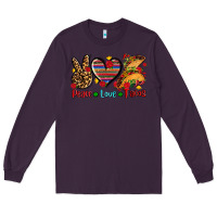 Plum peace love tacos Long Sleeve Tee - AdoDesignShop