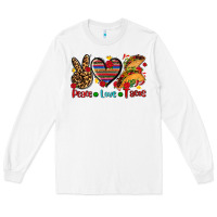 White peace love tacos Long Sleeve Tee - AdoDesignShop