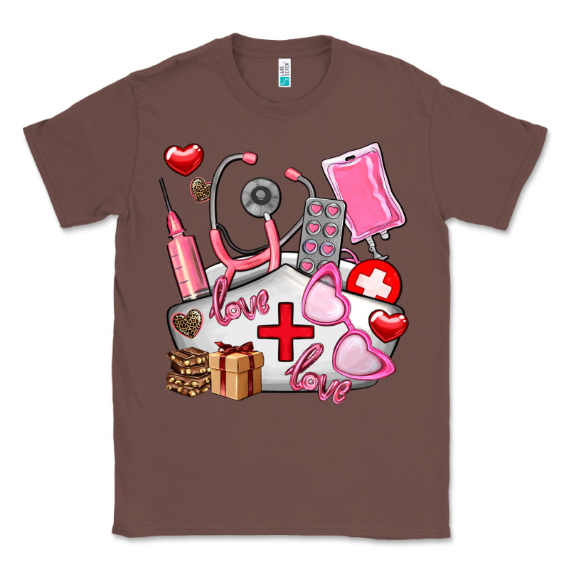 Nurse  Valentines Day Love Classic Tee by AdoDesignShop | Teevron