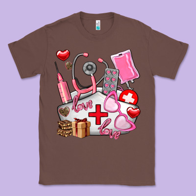 Nurse  Valentines Day Love Classic Tee Designed By Adodesignshop