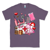 Lavender nurse  valentines day love Classic Tee - AdoDesignShop