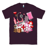 Plum nurse  valentines day love Classic Tee - AdoDesignShop