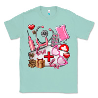 Seafoam nurse  valentines day love Classic Tee - AdoDesignShop