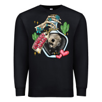 Black cowboy tears Premium Sweatshirt - MaliasSmallBusiness