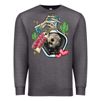 Charcoal Heather cowboy tears Premium Sweatshirt - MaliasSmallBusiness