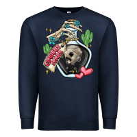 Navy cowboy tears Premium Sweatshirt - MaliasSmallBusiness