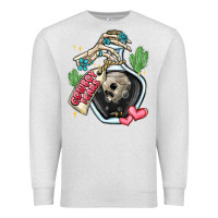 Oatmeal Heather cowboy tears Premium Sweatshirt - MaliasSmallBusiness