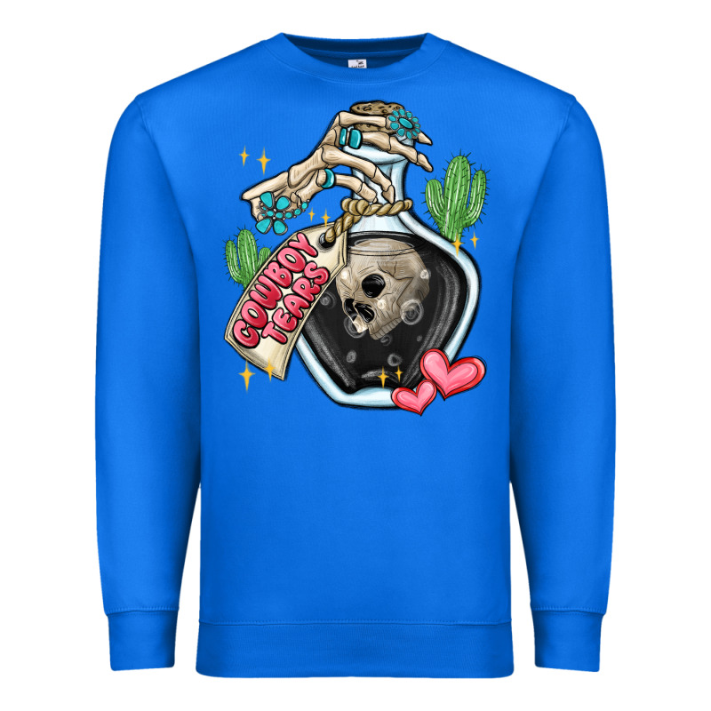 Cowboy Tears Premium Sweatshirt by MaliasSmallBusiness | Teevron