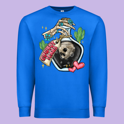 Cowboy Tears Premium Sweatshirt Designed By Maliassmallbusiness