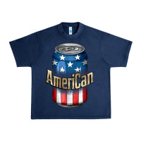 Navy American 4th of July Urban Heavy Tee - CowGirlArtShop