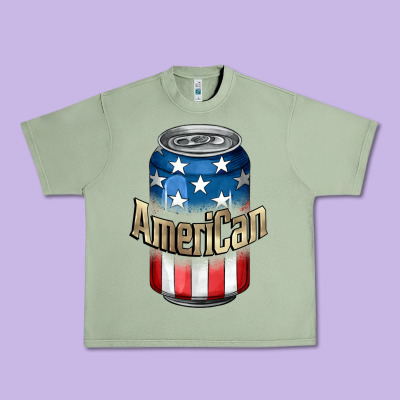 American 4th Of July Urban Heavy Tee Designed By Cowgirlartshop