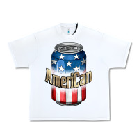 White American 4th of July Urban Heavy Tee - CowGirlArtShop