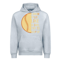 Heather Grey I Know I Play Like A Girl Try To Keep Up Softball Urban Hoodie - Bettercallsaul