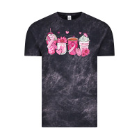 Cloud Black breast cancer coffee cups Vintage Tee - Zillion Design Studio