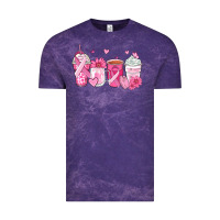 Cloud Purple breast cancer coffee cups Vintage Tee - Zillion Design Studio