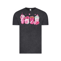 Vintage Black breast cancer coffee cups Vintage Tee - Zillion Design Studio