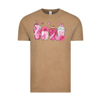 Vintage Coffee breast cancer coffee cups Vintage Tee - Zillion Design Studio
