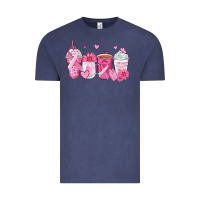 Vintage Denim breast cancer coffee cups Vintage Tee - Zillion Design Studio