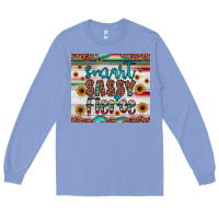 Colony Blue smart  sassy fierce Long Sleeve Tee - JahusDesignShop