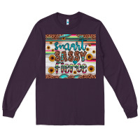 Plum smart  sassy fierce Long Sleeve Tee - JahusDesignShop