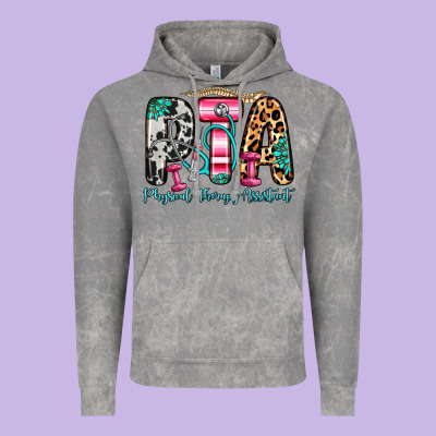 Vintage Hoodie pta physical therapy assistant