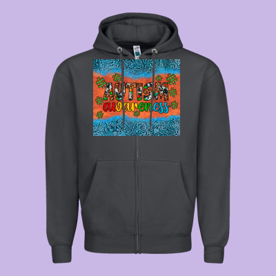 Autism Awareness Zipper Hoodie Designed By Artiststas