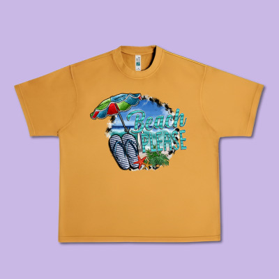 Beach Please Urban Heavy Tee Designed By Sublimationcraftshop