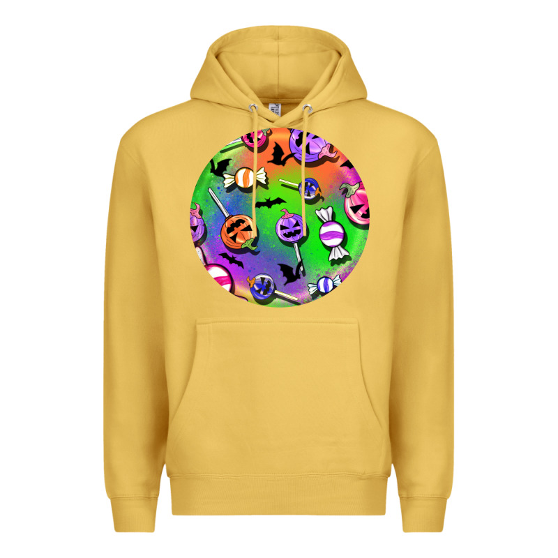 Halloween Round Earrings 4 Premium Hoodie by BundleAndBundleShop | Teevron