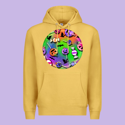 Halloween Round Earrings 4 Premium Hoodie Designed By Bundleandbundleshop