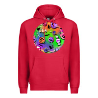 Cardinal halloween round earrings 4 Premium Hoodie - BundleAndBundleShop