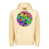 Pina Colada halloween round earrings 4 Premium Hoodie - BundleAndBundleShop