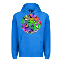 True Royal halloween round earrings 4 Premium Hoodie - BundleAndBundleShop