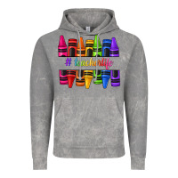 Cloud Rock teacher life crayons Vintage Hoodie - texasbilliewilder