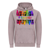 Vintage Zinc teacher life crayons Vintage Hoodie - texasbilliewilder