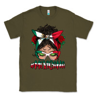 Army Green mexicana messy bun mama Classic Tee - BundleAndBundleShop