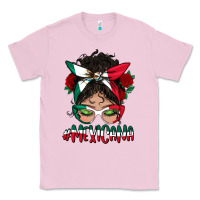 Bubblegum Pink mexicana messy bun mama Classic Tee - BundleAndBundleShop