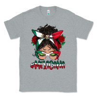 Heather Grey mexicana messy bun mama Classic Tee - BundleAndBundleShop