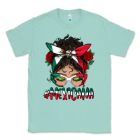 Seafoam mexicana messy bun mama Classic Tee - BundleAndBundleShop