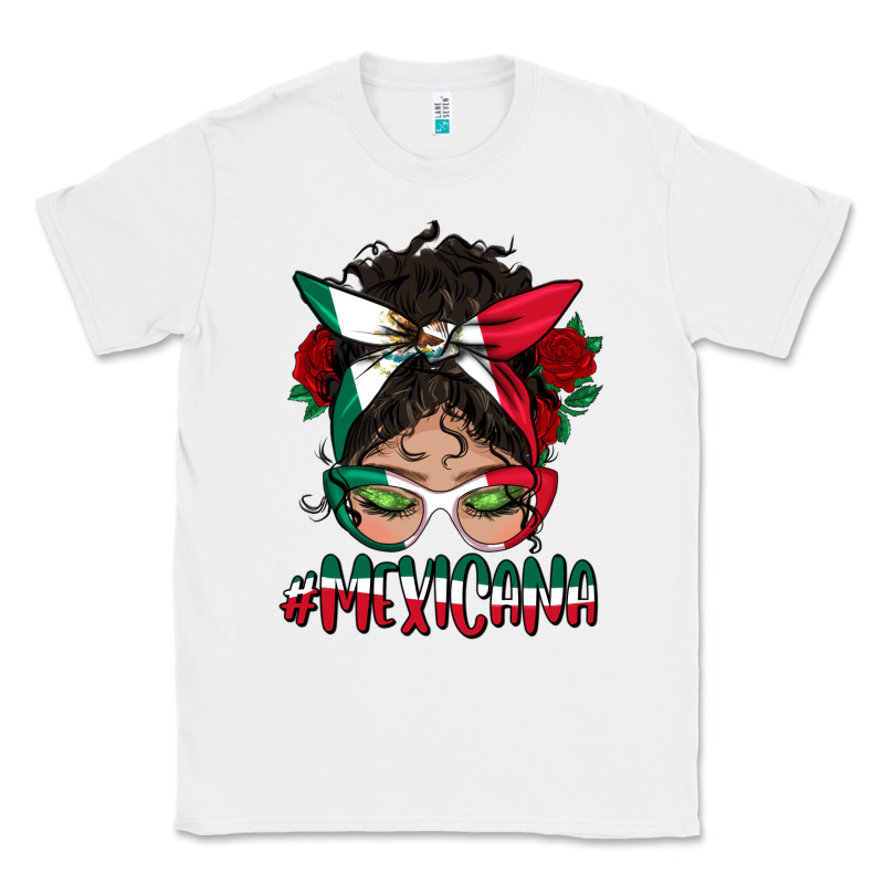 Mexicana Messy Bun Mama Classic Tee by BundleAndBundleShop | Teevron