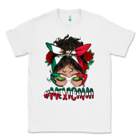 White mexicana messy bun mama Classic Tee - BundleAndBundleShop