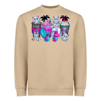 Mushroom hippopotamus coffee cups Heavyweight Sweatshirt - Zillion Design Studio