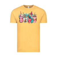 Vintage Mustard rock hand coffee cups Vintage Tee - Zillion Design Studio