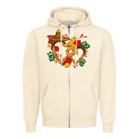 Sandshell Churros with love and sombrero Zipper Hoodie - AdoDesignShop