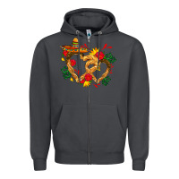 Smoke Churros with love and sombrero Zipper Hoodie - AdoDesignShop