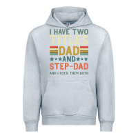 Heather Grey I Have Two Tıtles Dad And Step Dad And I Rock Them Urban Hoodie - Bettercallsaul